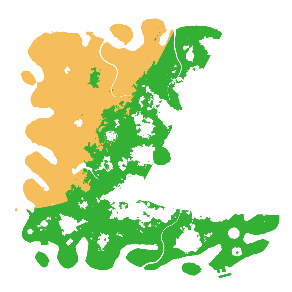 Biome Rust Map: Procedural Map, Size: 4500, Seed: 67264