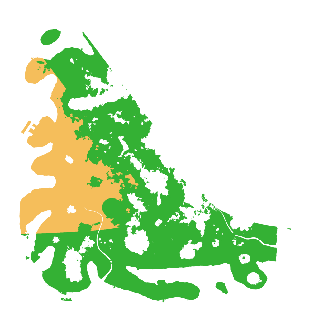Biome Rust Map: Procedural Map, Size: 4500, Seed: 1057604