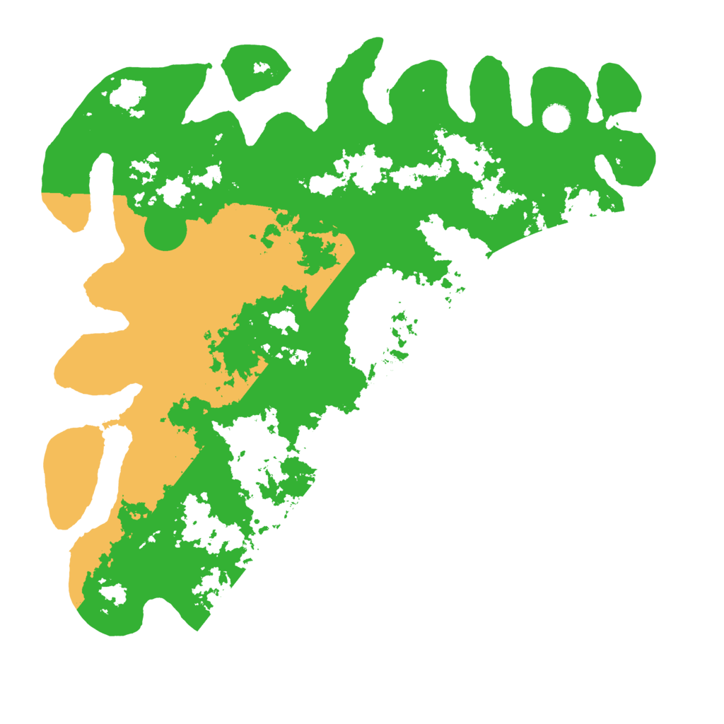 Biome Rust Map: Barren, Size: 4500, Seed: 5283125