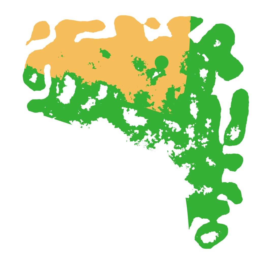 Biome Rust Map: Barren, Size: 5000, Seed: 3000