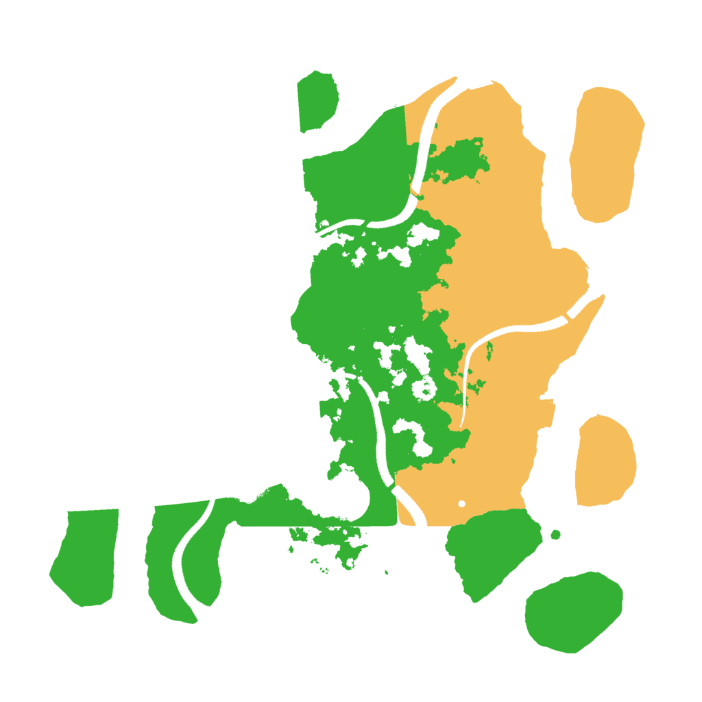 Biome Rust Map: Procedural Map, Size: 2900, Seed: 176149187