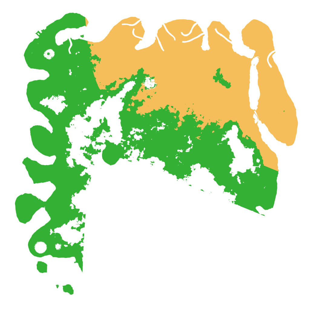 Biome Rust Map: Procedural Map, Size: 4615, Seed: 999