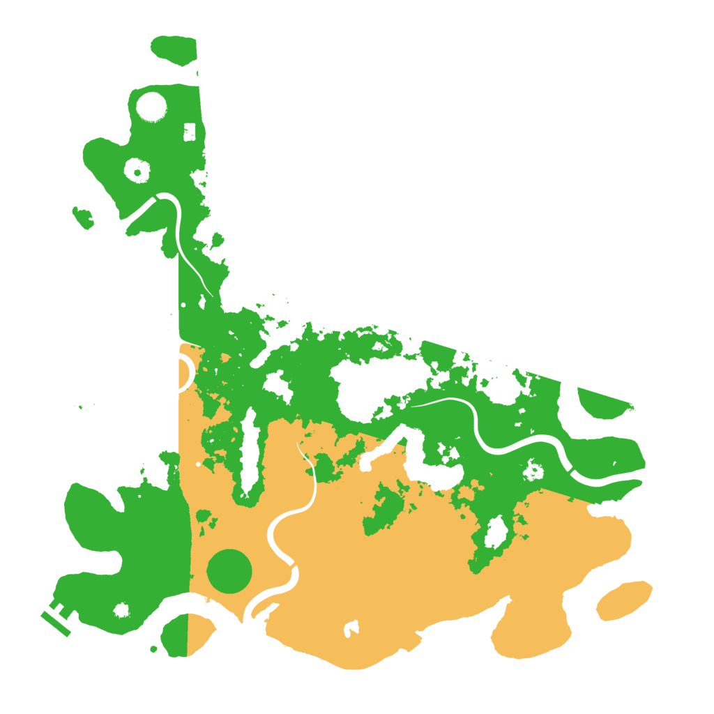 Biome Rust Map: Procedural Map, Size: 4216, Seed: 13825
