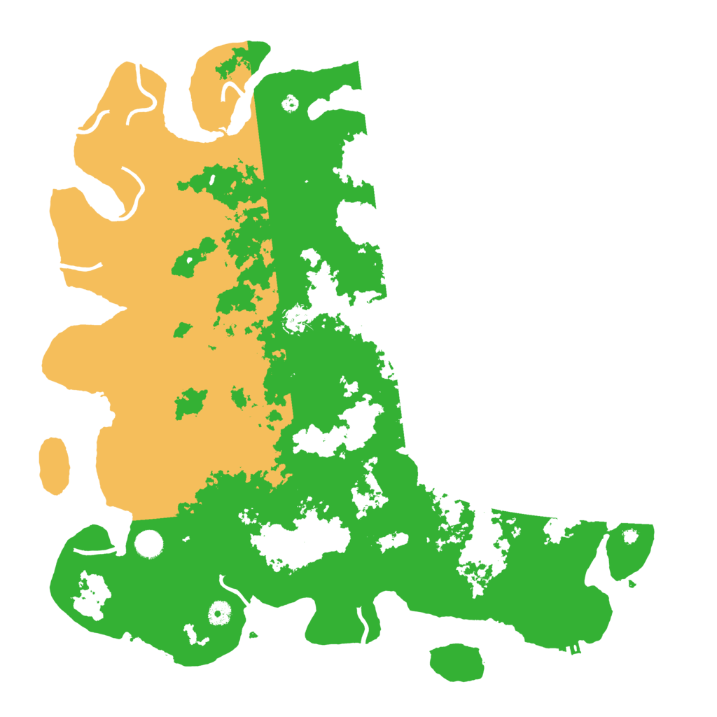Biome Rust Map: Procedural Map, Size: 4500, Seed: 1073390