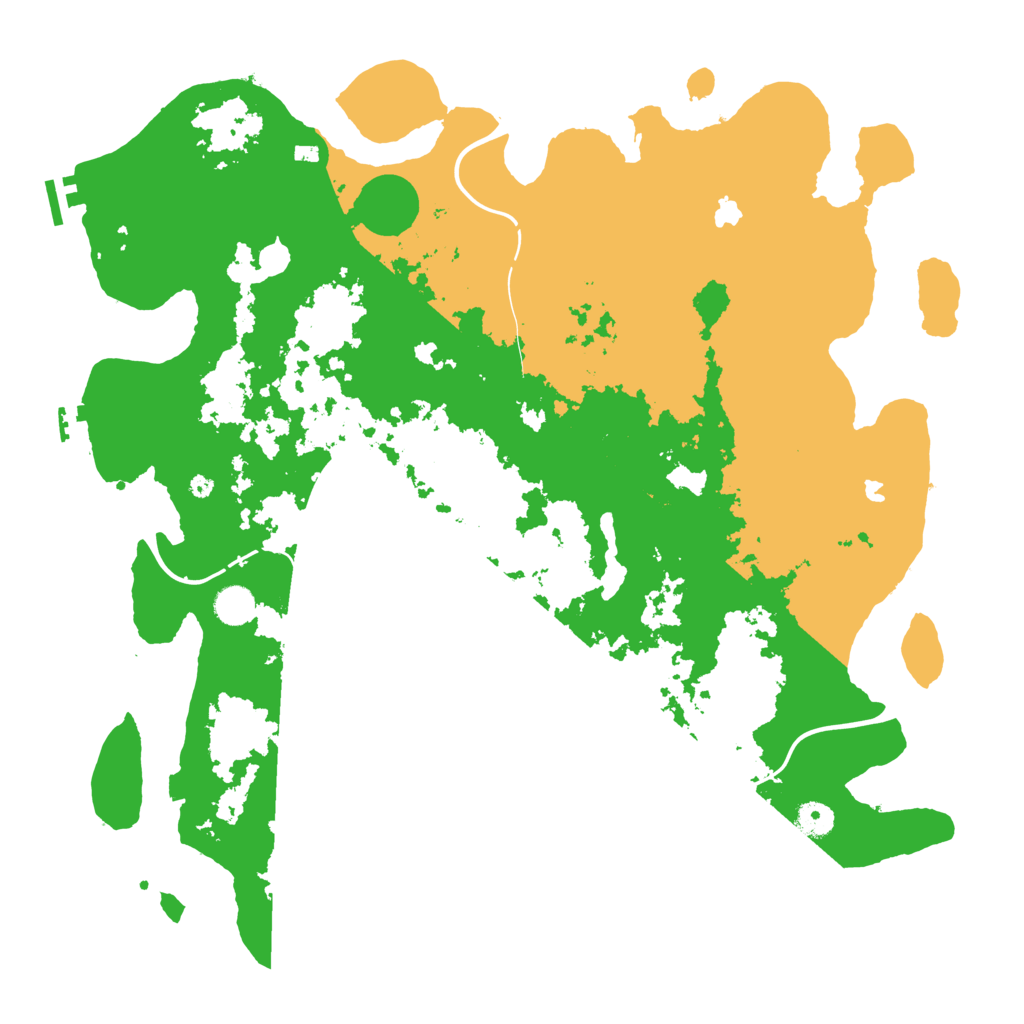 Biome Rust Map: Procedural Map, Size: 4500, Seed: 845387353