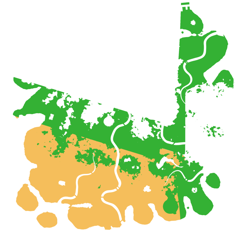 Biome Rust Map: Procedural Map, Size: 4500, Seed: 4164364
