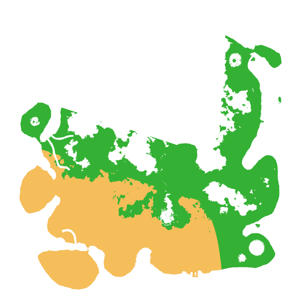 Biome Rust Map: Procedural Map, Size: 3500, Seed: 65231