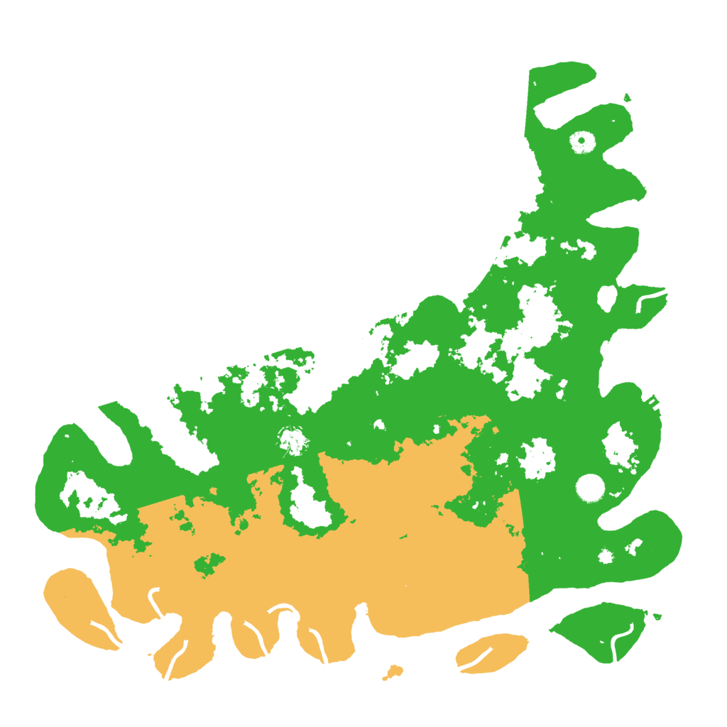 Biome Rust Map: Procedural Map, Size: 4500, Seed: 3034624