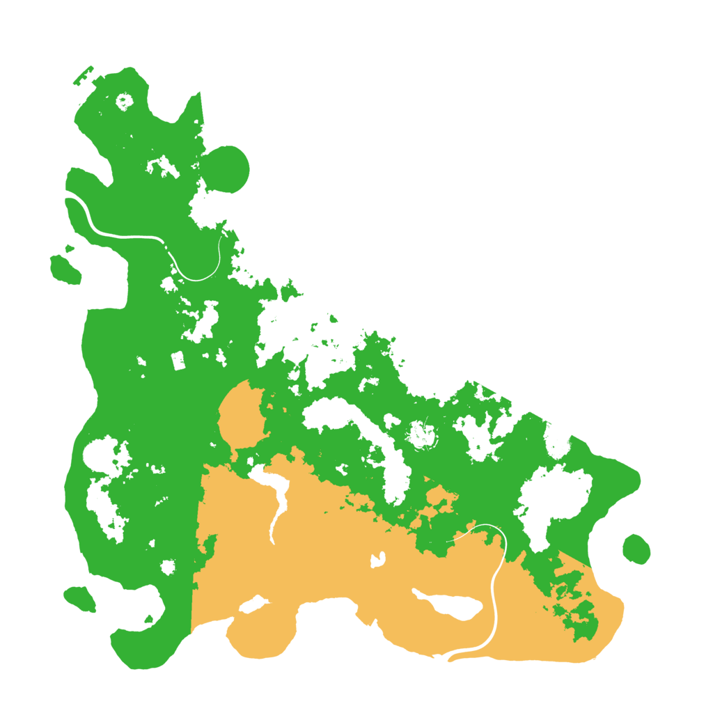 Biome Rust Map: Procedural Map, Size: 4250, Seed: 394465885