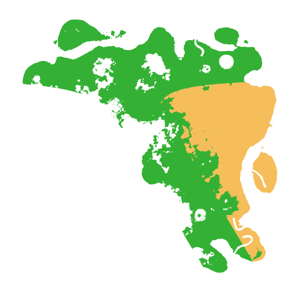 Biome Rust Map: Procedural Map, Size: 3700, Seed: 7826584