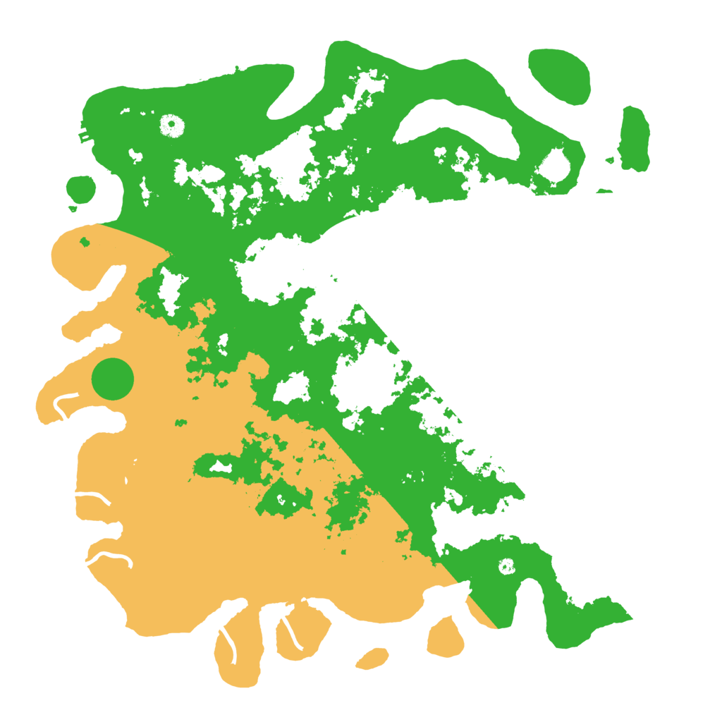 Biome Rust Map: Procedural Map, Size: 4500, Seed: 451235