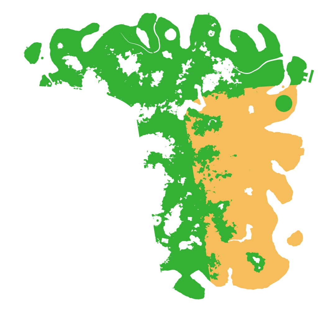 Biome Rust Map: Procedural Map, Size: 5000, Seed: 1910046538