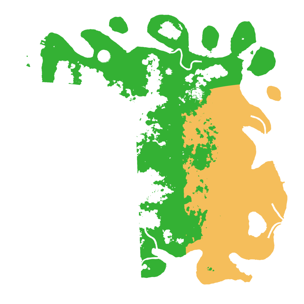 Biome Rust Map: Procedural Map, Size: 4200, Seed: 1390161471