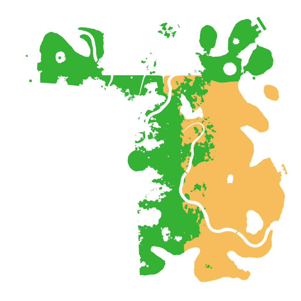 Biome Rust Map: Procedural Map, Size: 4200, Seed: 1390161471