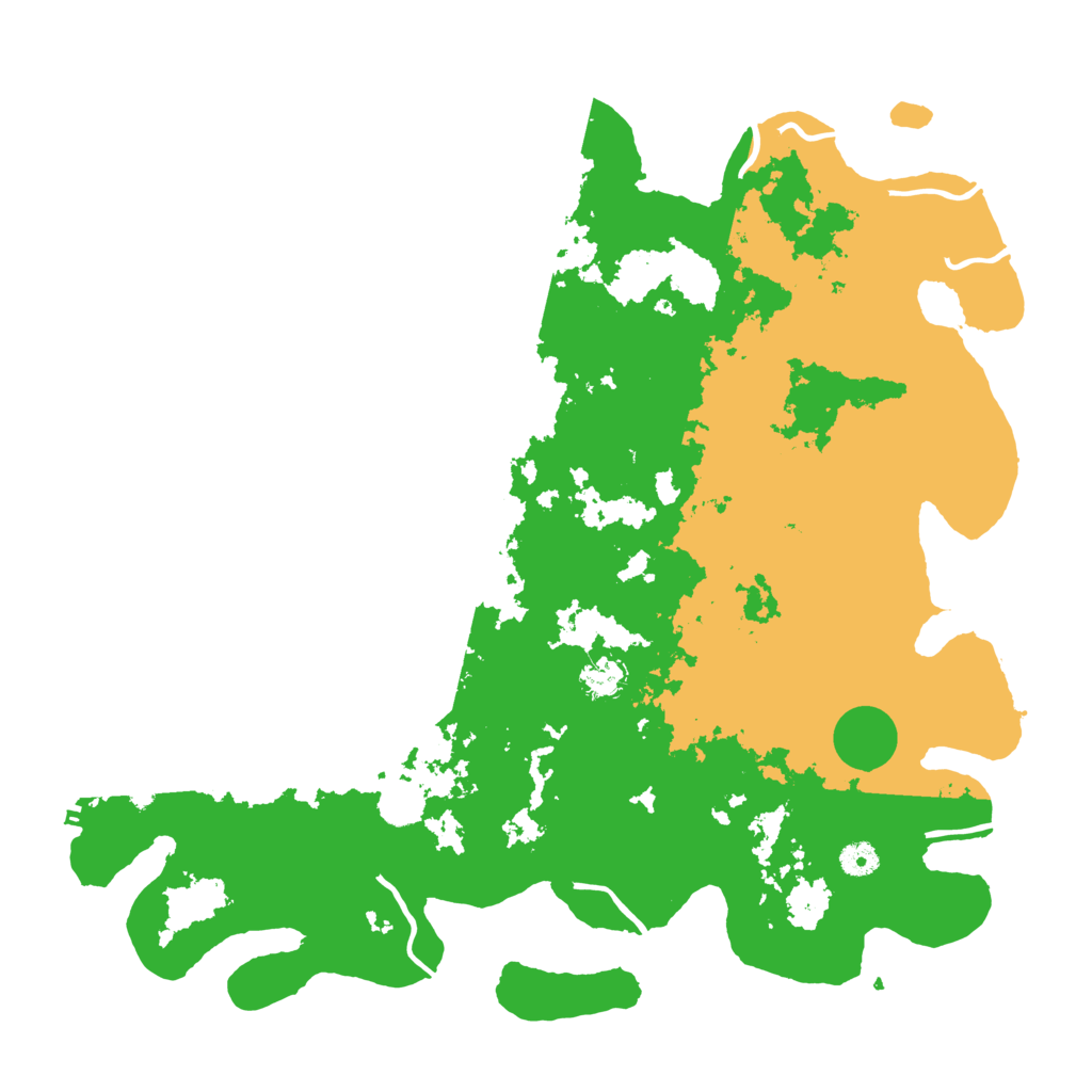 Biome Rust Map: Procedural Map, Size: 4500, Seed: 1345380