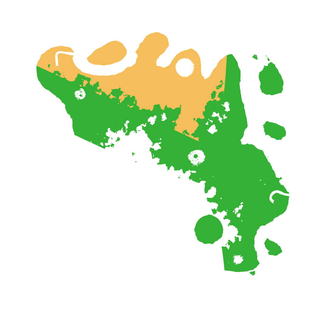 Biome Rust Map: Procedural Map, Size: 3000, Seed: 1298