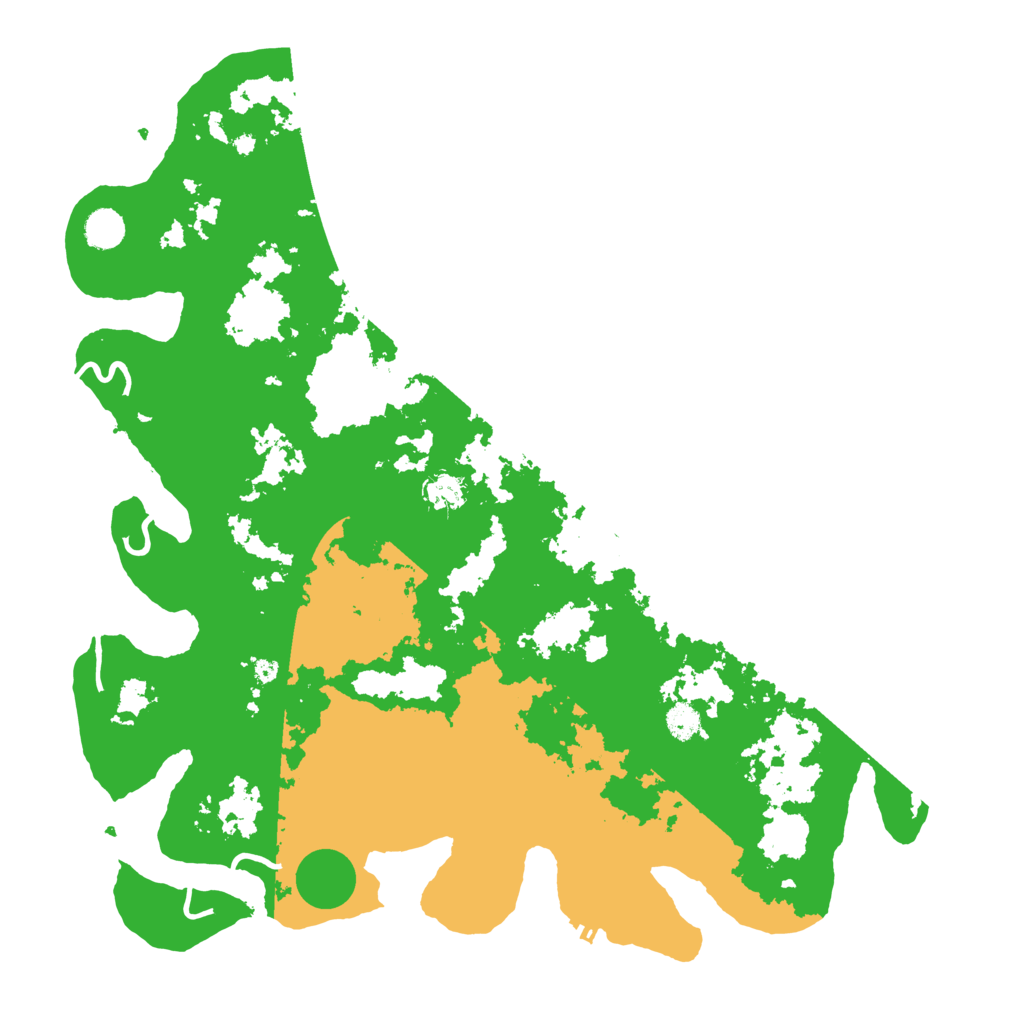 Biome Rust Map: Procedural Map, Size: 4500, Seed: 1986138171
