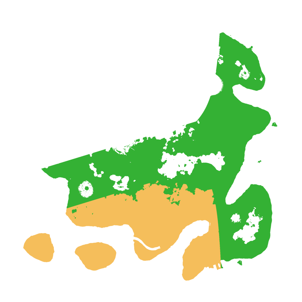 Biome Rust Map: Procedural Map, Size: 3000, Seed: 1216172033