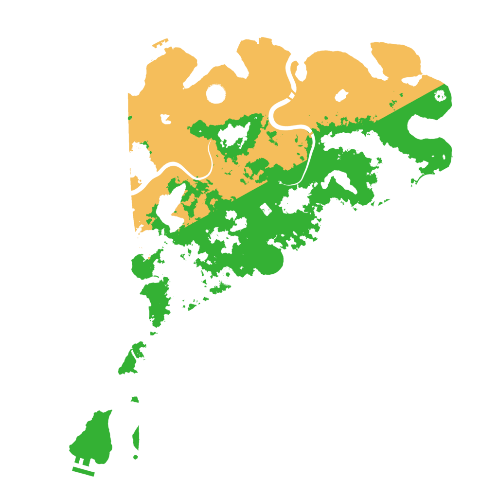 Biome Rust Map: Procedural Map, Size: 4500, Seed: 3104650