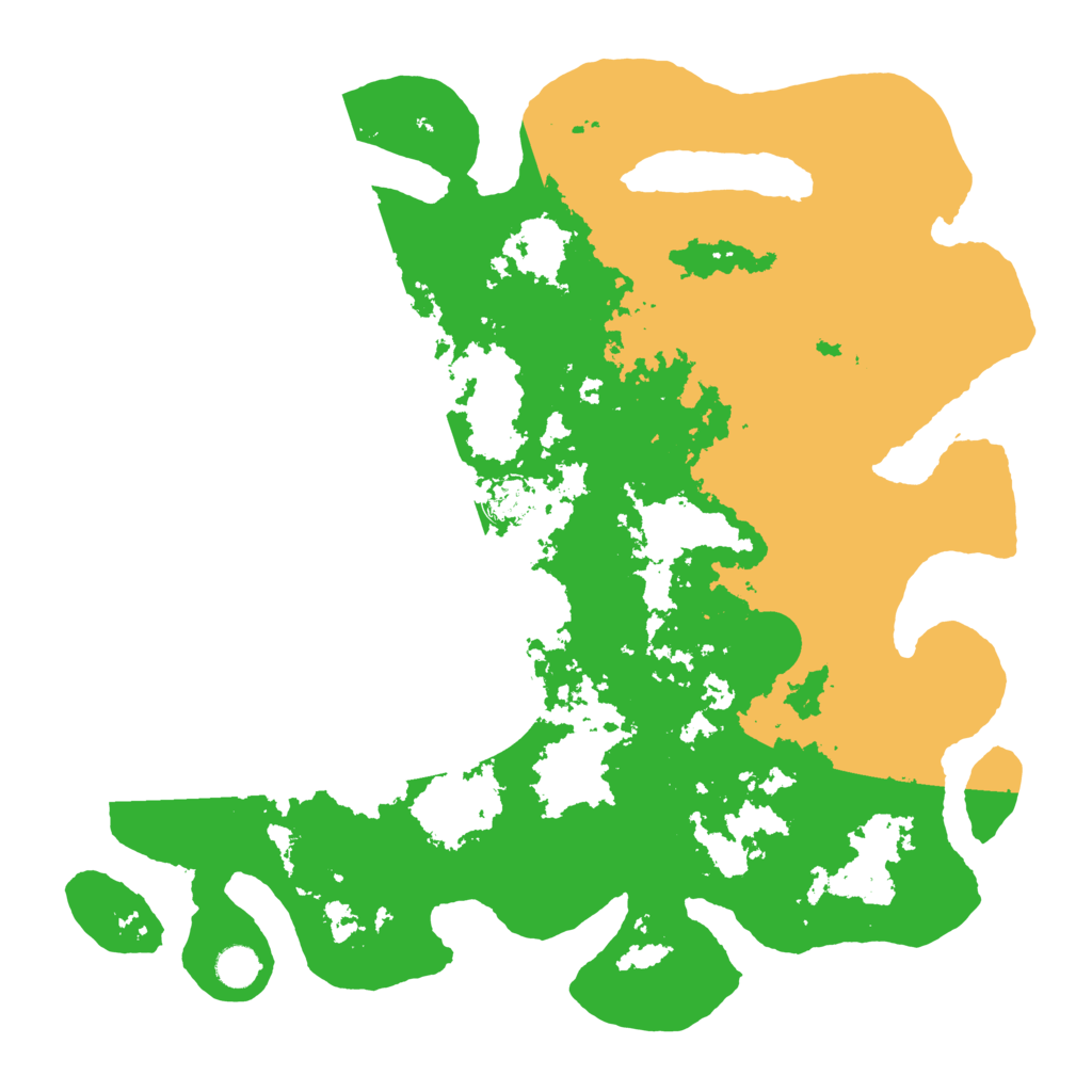 Biome Rust Map: Barren, Size: 4500, Seed: 1401060