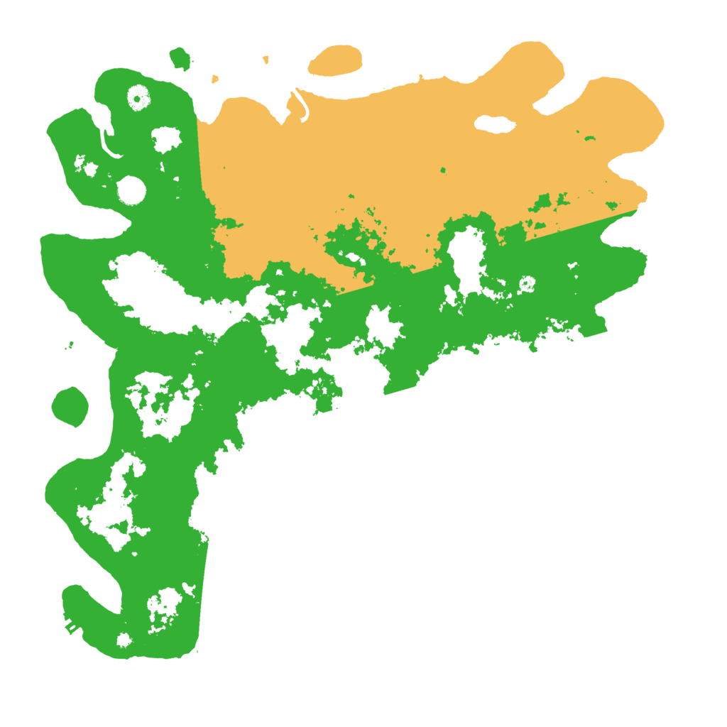 Biome Rust Map: Procedural Map, Size: 4500, Seed: 113116