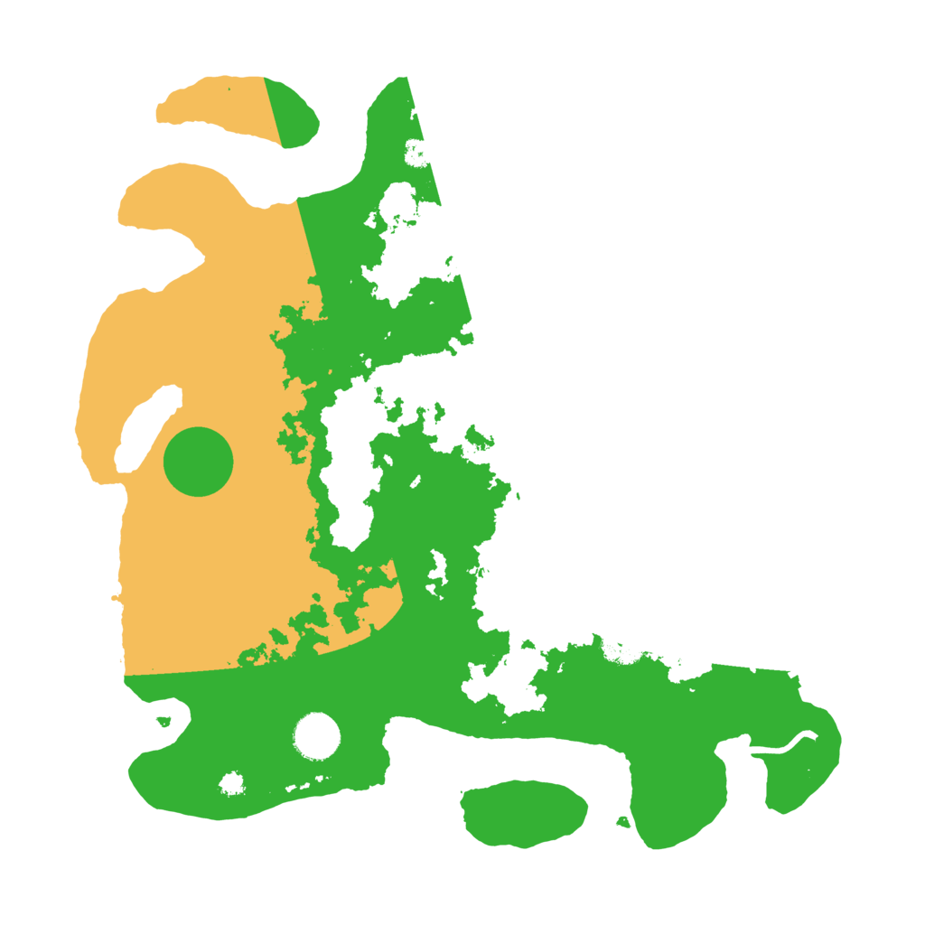 Biome Rust Map: Procedural Map, Size: 3500, Seed: 6351829