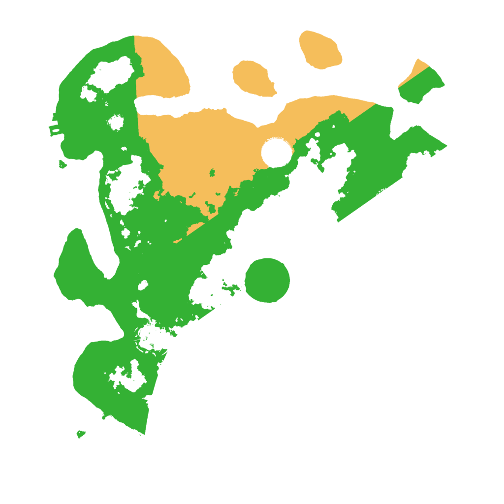Biome Rust Map: Procedural Map, Size: 3000, Seed: 684616