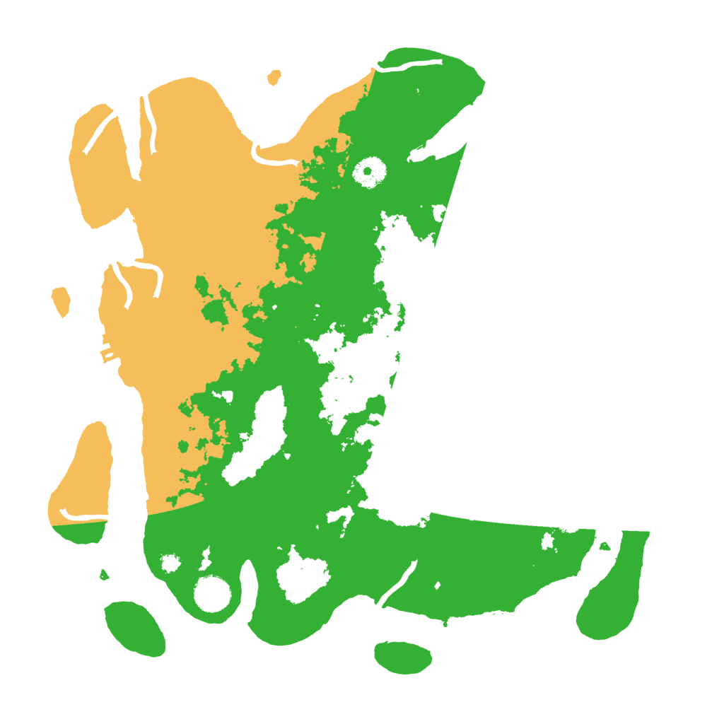 Biome Rust Map: Procedural Map, Size: 3500, Seed: 422971979