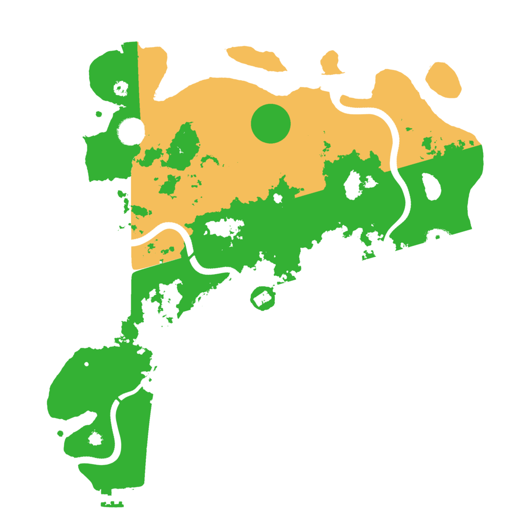 Biome Rust Map: Procedural Map, Size: 3500, Seed: 712825005