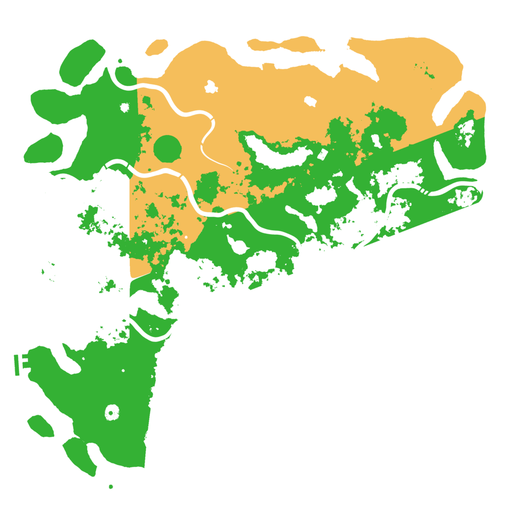 Biome Rust Map: Procedural Map, Size: 5000, Seed: 94127