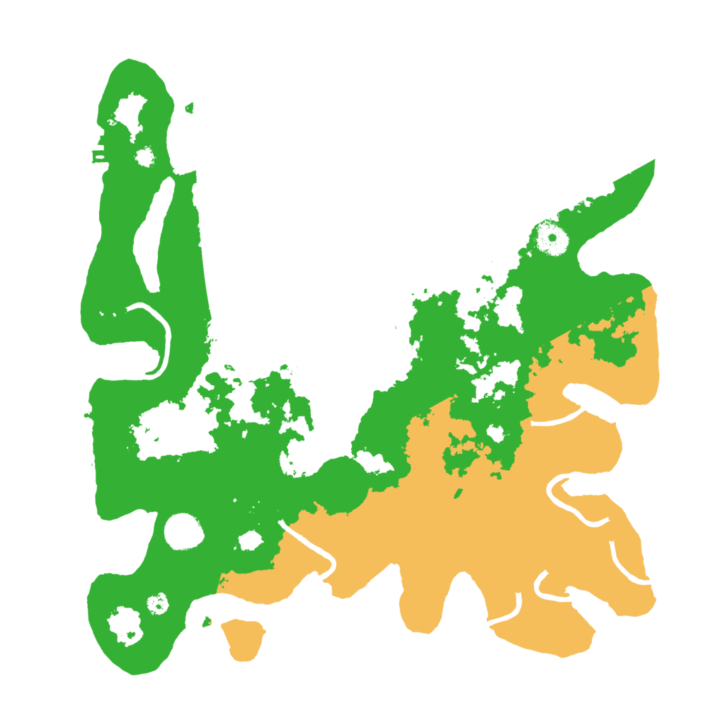 Biome Rust Map: Procedural Map, Size: 3500, Seed: 8920