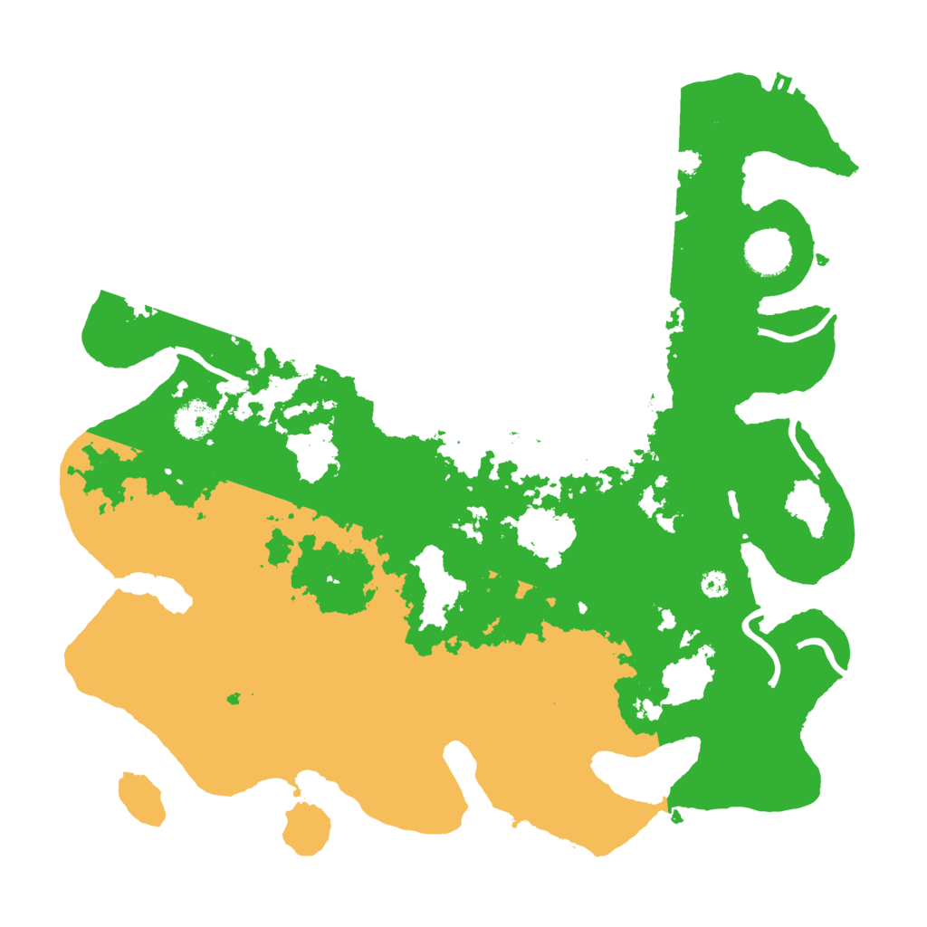 Biome Rust Map: Procedural Map, Size: 3500, Seed: 1558705574