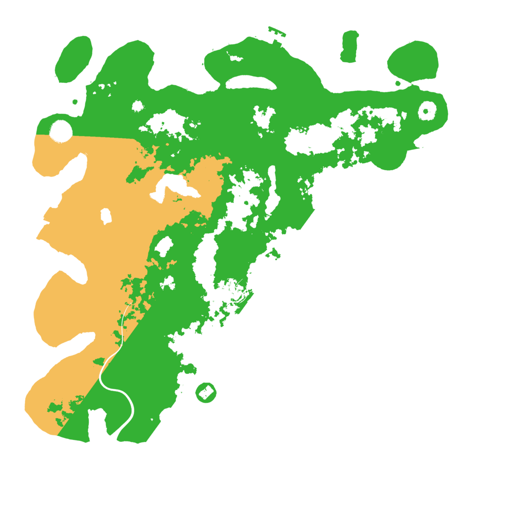 Biome Rust Map: Procedural Map, Size: 4000, Seed: 65644