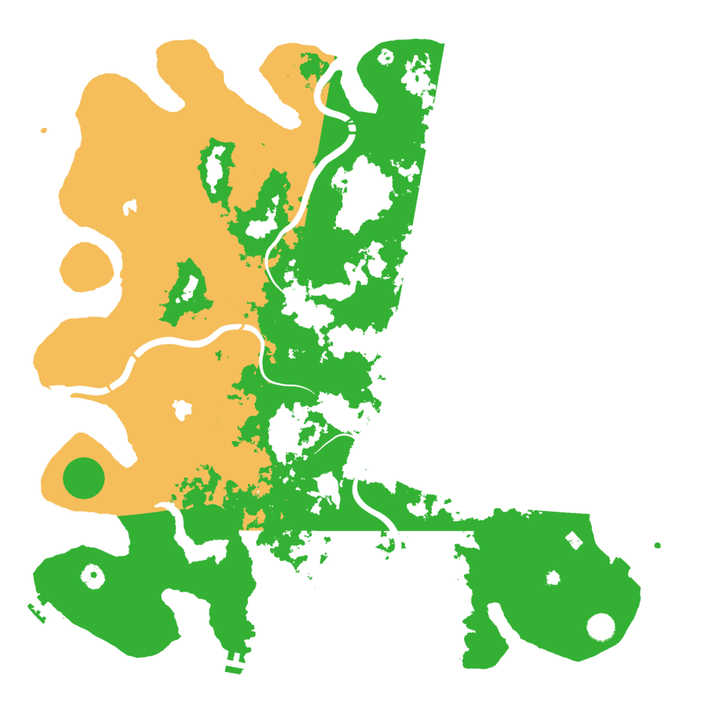 Biome Rust Map: Procedural Map, Size: 4500, Seed: 93011510