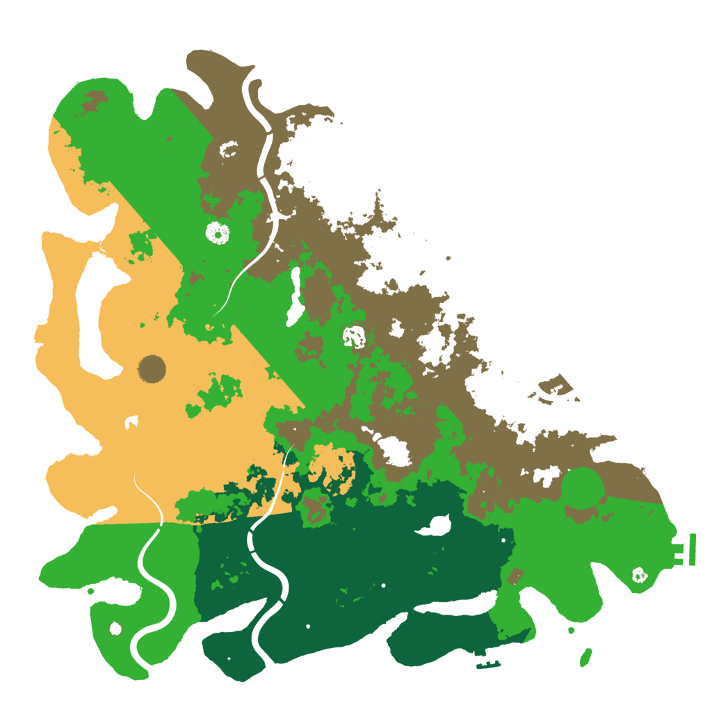 Biome Rust Map: Procedural Map, Size: 4500, Seed: 897153224