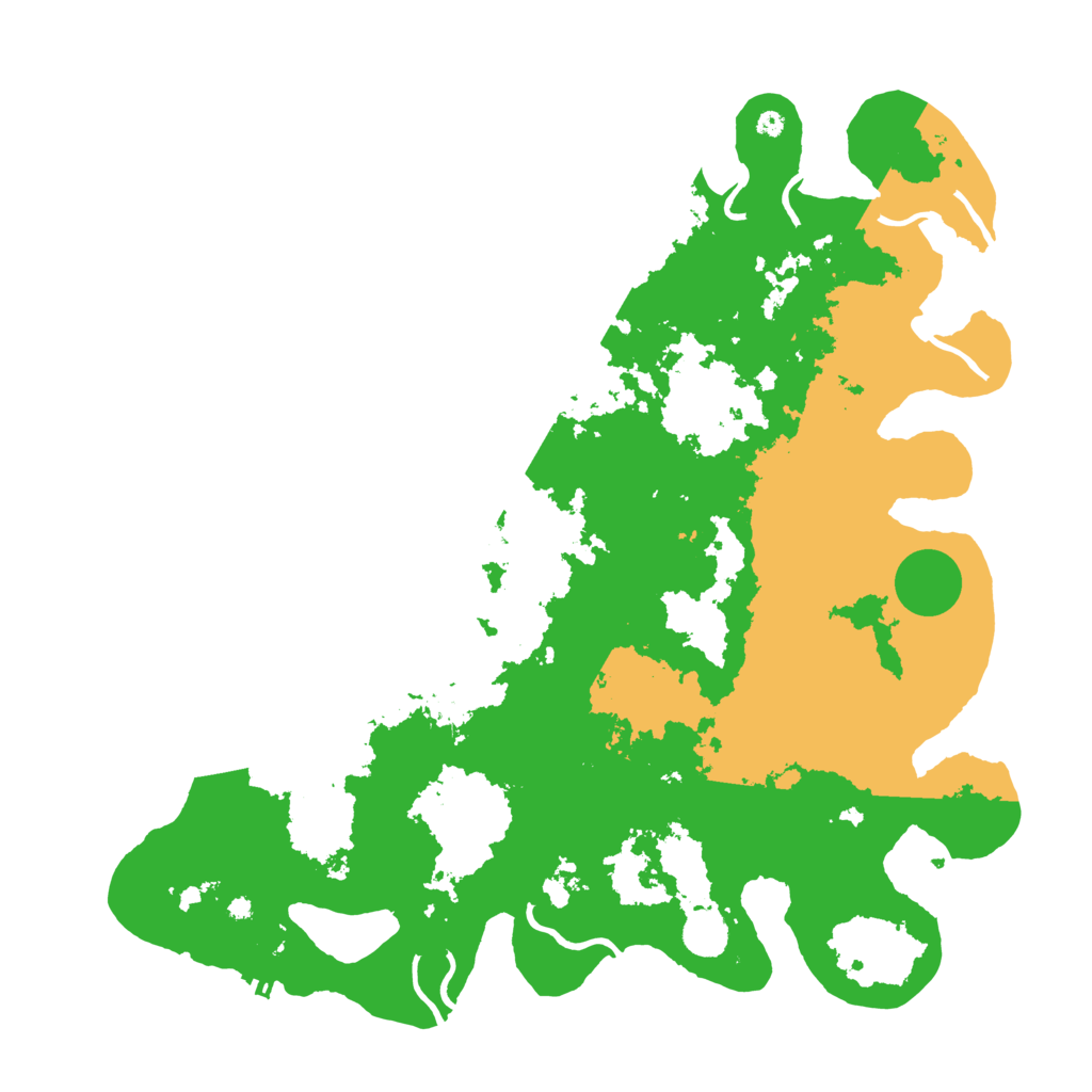 Biome Rust Map: Procedural Map, Size: 4300, Seed: 5235