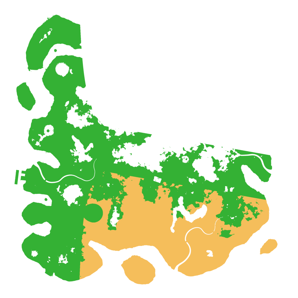 Biome Rust Map: Procedural Map, Size: 4200, Seed: 2806