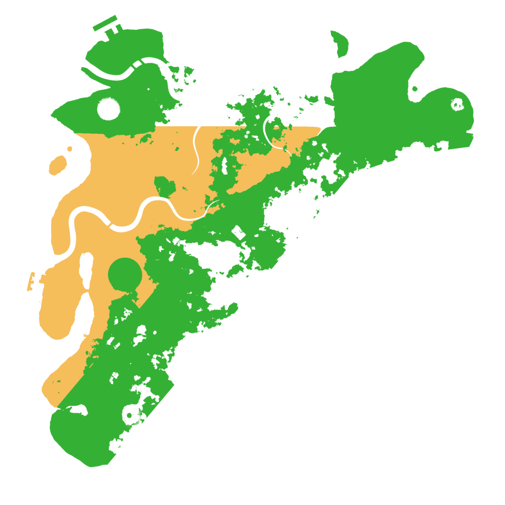 Biome Rust Map: Procedural Map, Size: 3950, Seed: 13322232