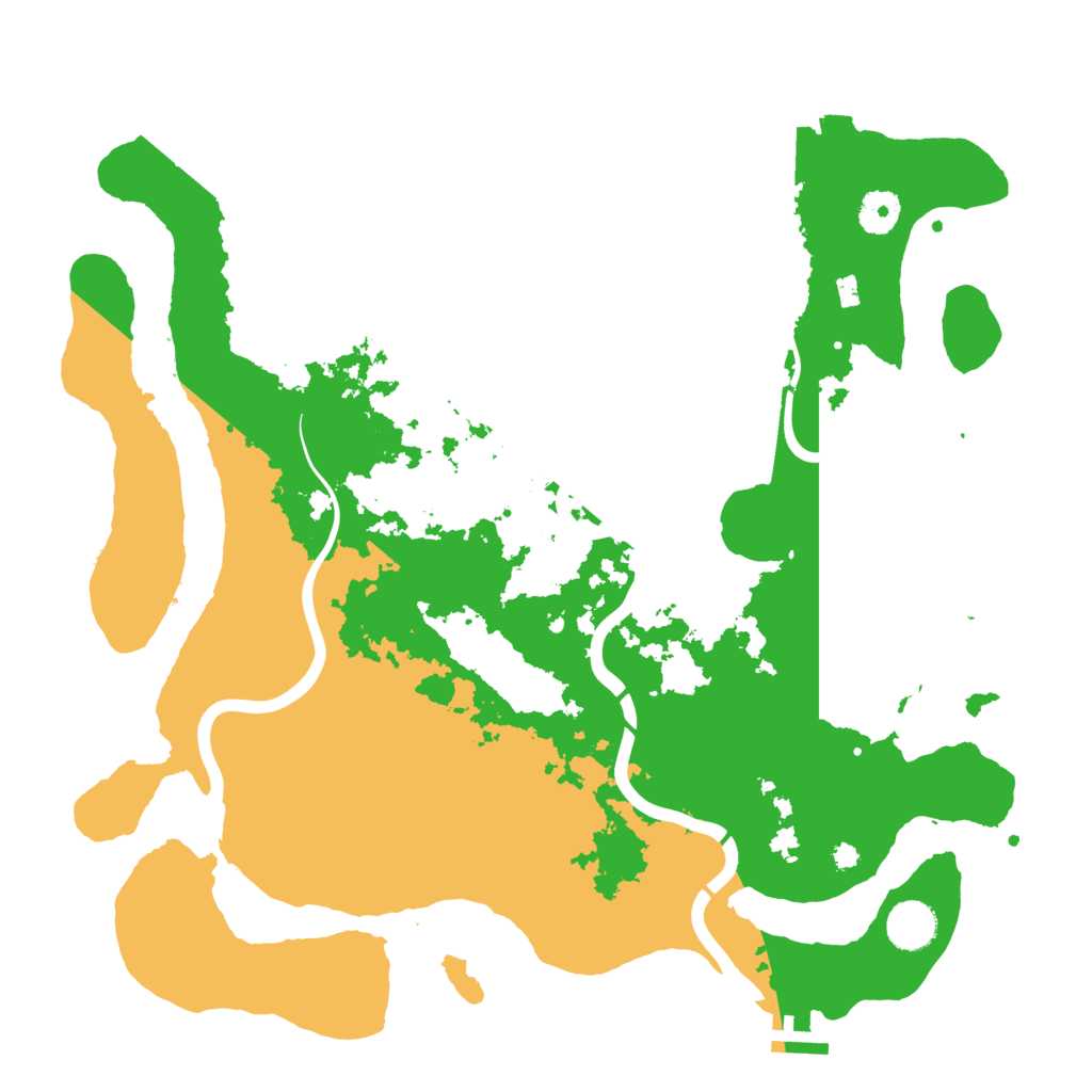 Biome Rust Map: Procedural Map, Size: 3850, Seed: 24435055