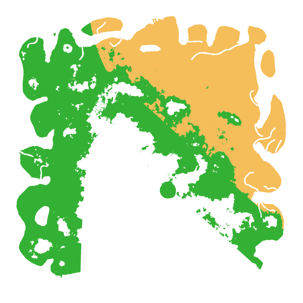 Biome Rust Map: Procedural Map, Size: 5000, Seed: 8388021