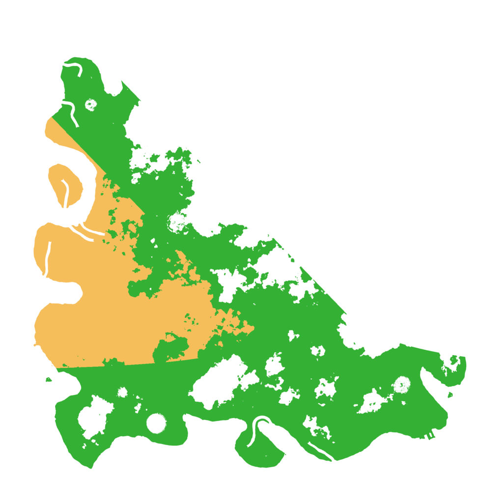 Biome Rust Map: Procedural Map, Size: 4500, Seed: 77000
