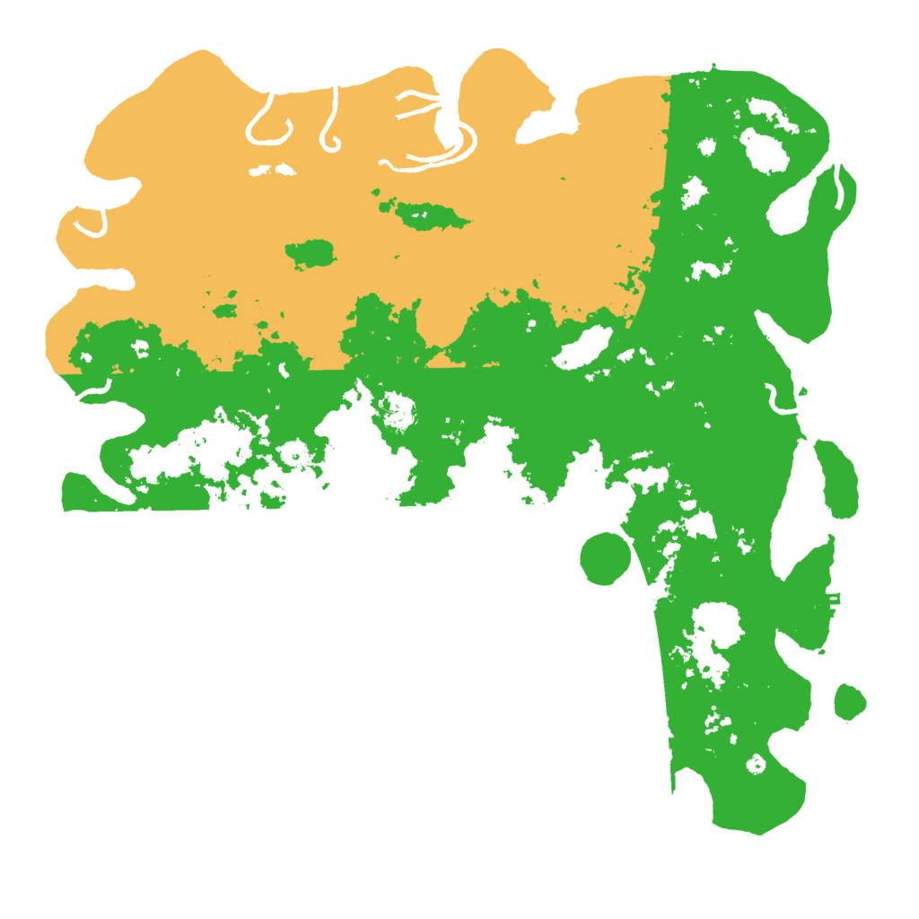 Biome Rust Map: Procedural Map, Size: 5000, Seed: 60600