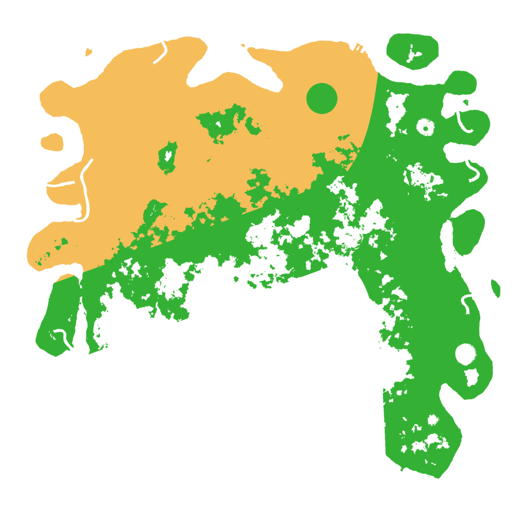 Biome Rust Map: Procedural Map, Size: 4500, Seed: 1288774155