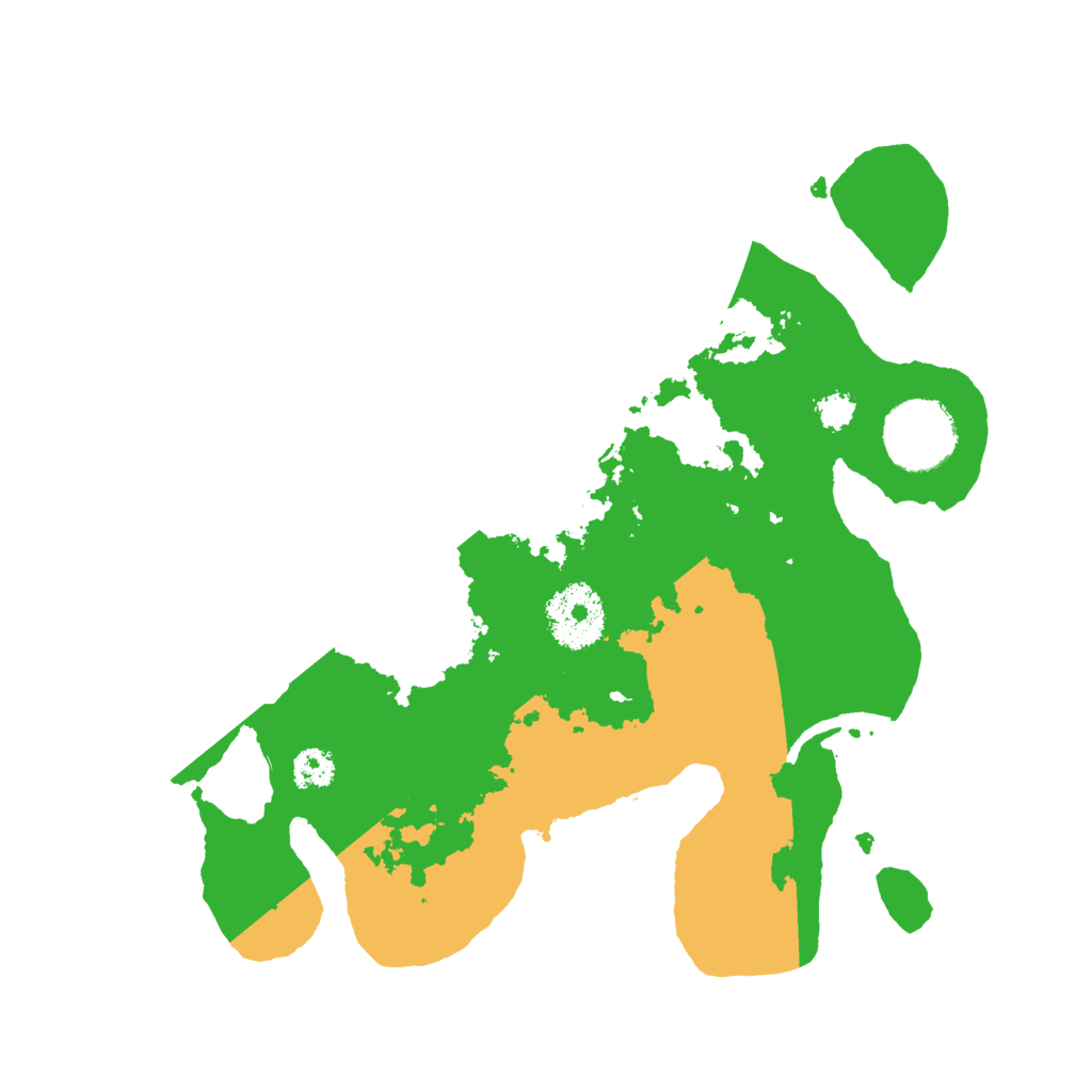 Biome Rust Map: Procedural Map, Size: 2699, Seed: 20001