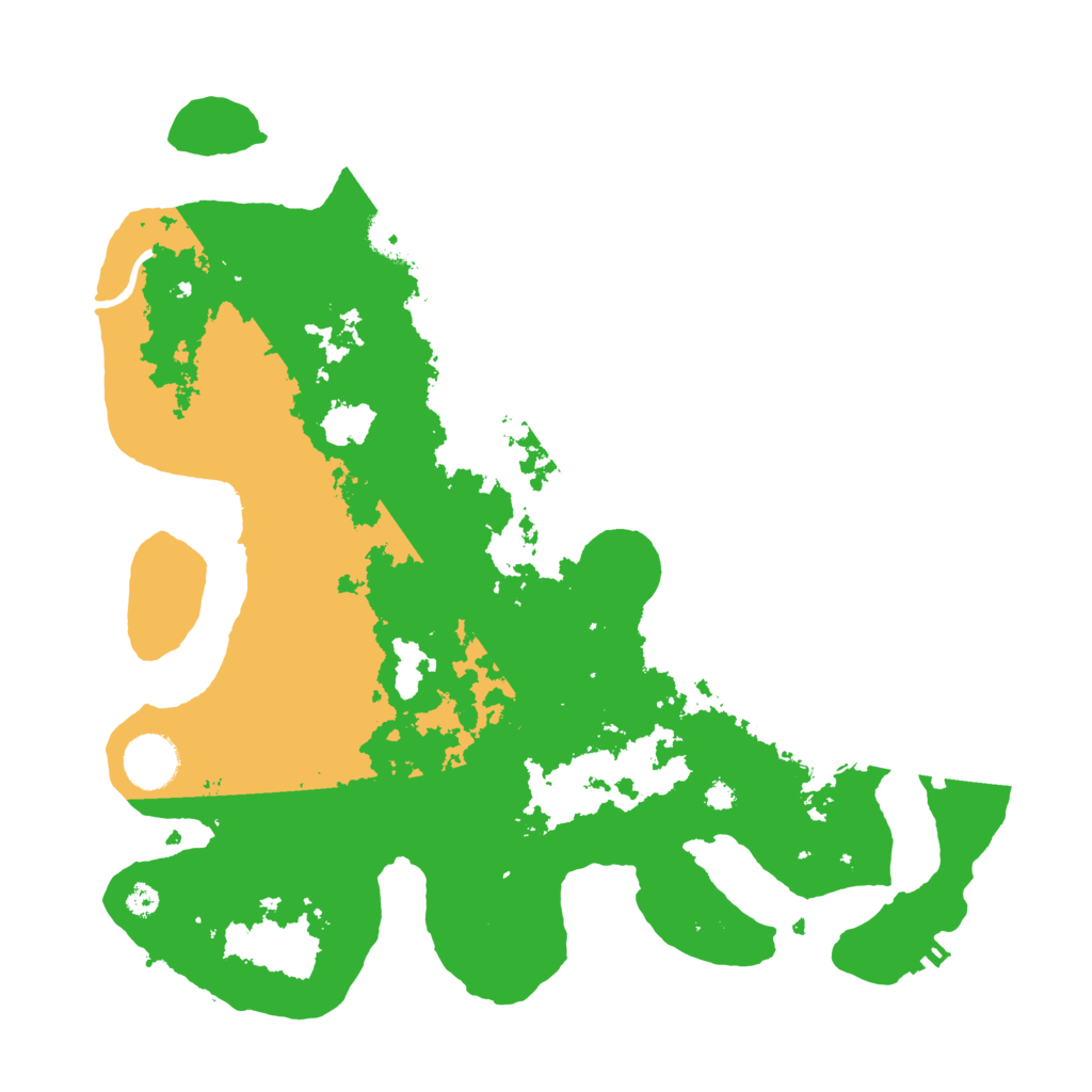 Biome Rust Map: Procedural Map, Size: 3500, Seed: 770002208