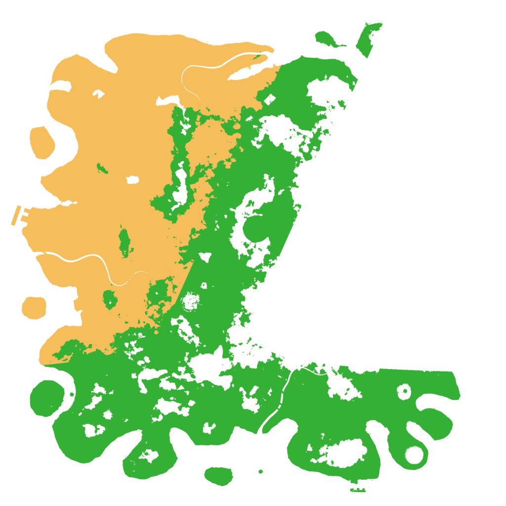 Biome Rust Map: Procedural Map, Size: 5000, Seed: 84355083