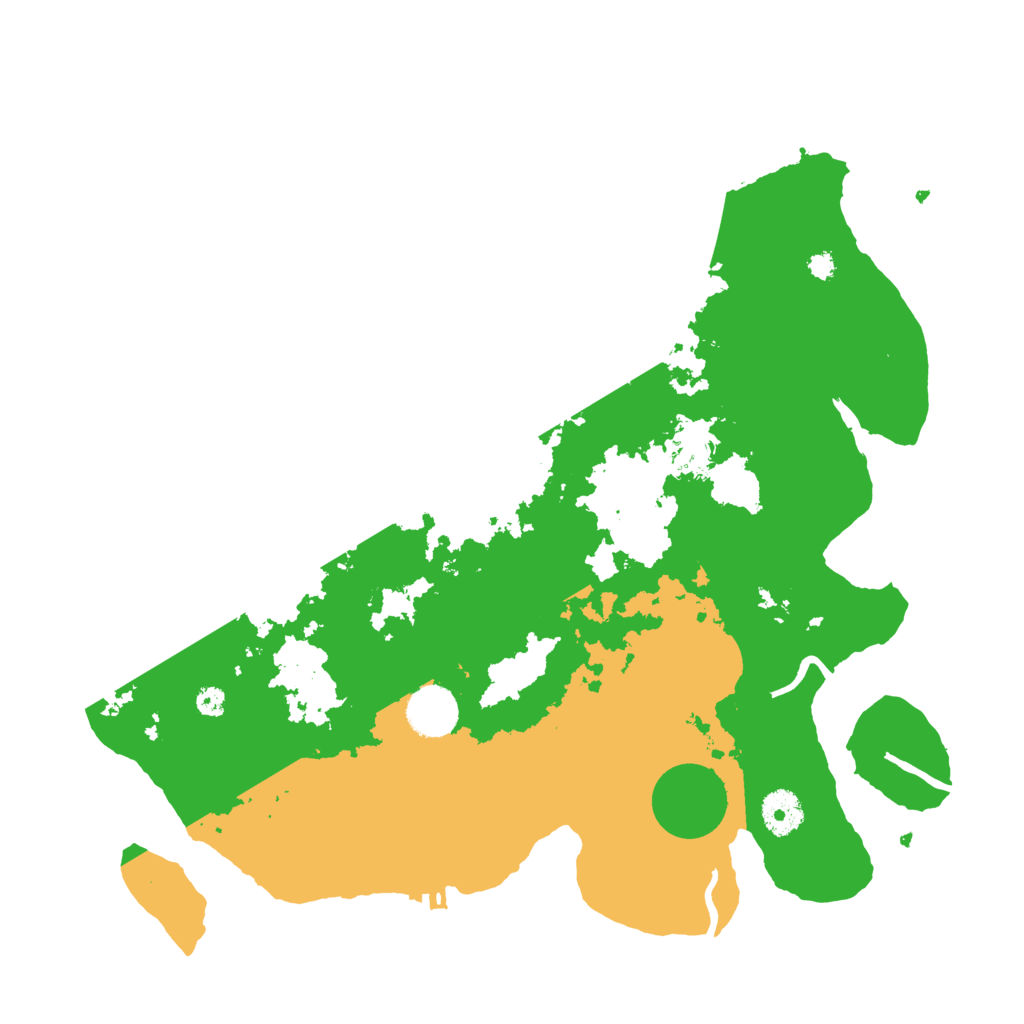 Biome Rust Map: Procedural Map, Size: 3600, Seed: 7777