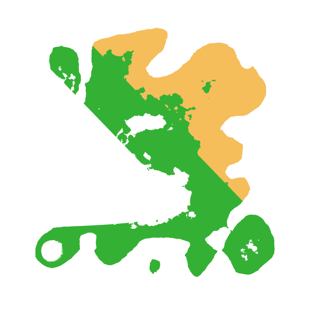 Biome Rust Map: Barren, Size: 2600, Seed: 1827775901