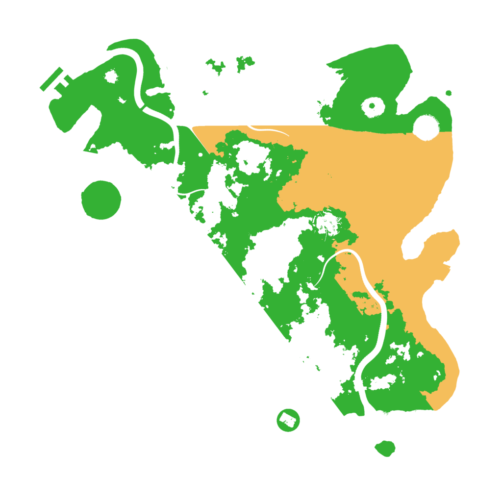 Biome Rust Map: Procedural Map, Size: 3500, Seed: 808987150