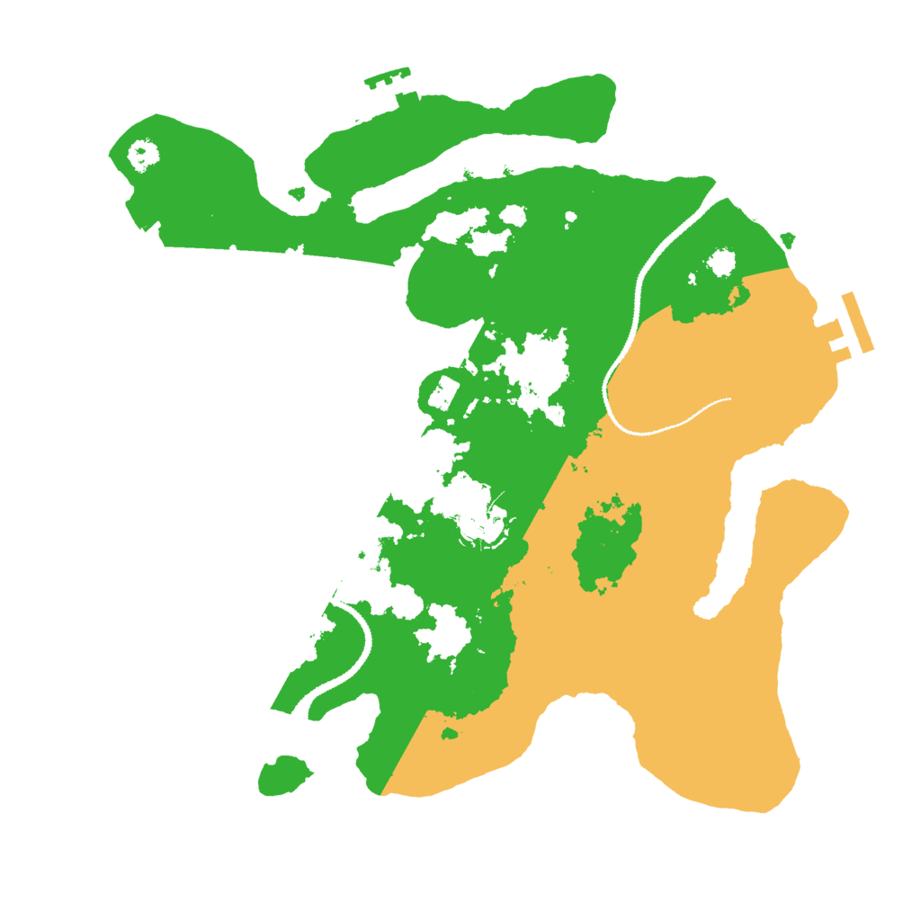 Biome Rust Map: Procedural Map, Size: 3000, Seed: 868889095